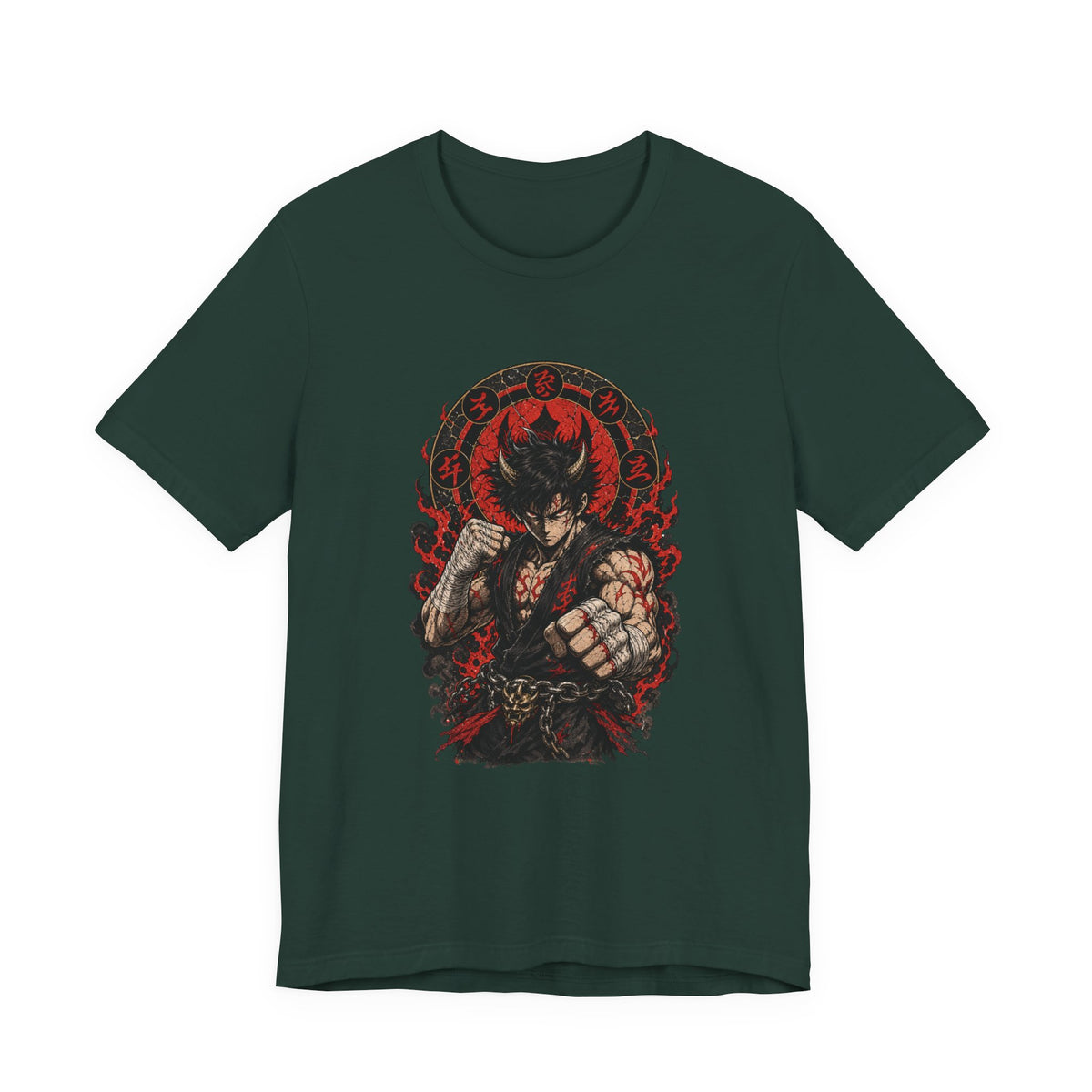 Demon Gym Fighter T-Shirt Graphic