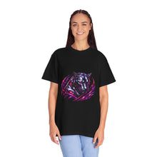 Red Violet Liquid Chrome Panther Graphic Tee