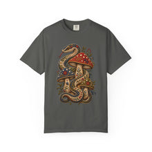 Embroidered Mushroom Serpent Graphic Tee