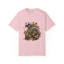 Solarpunk Orchid Snail Graphic Tee