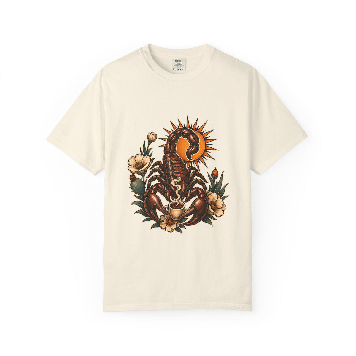 Tattoo Flash Espresso Scorpion Graphic Tee