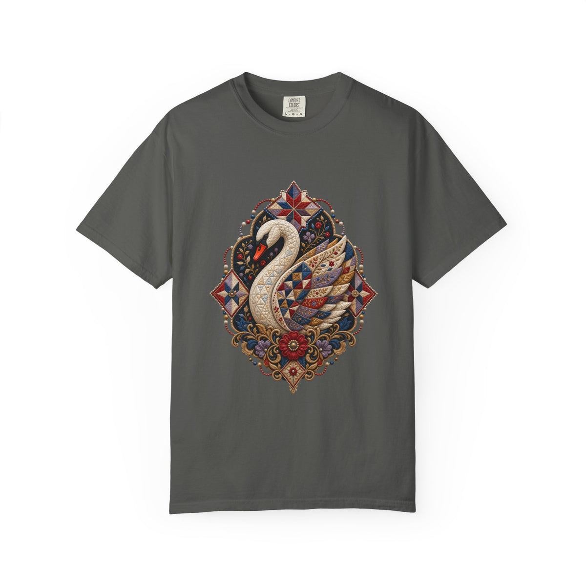 Neo-Craft Quilted Swan Relic Graphic Tee