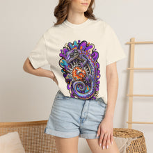 Psychedelic Chrome Gecko Graphic Tee