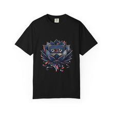 Glitch Denim Cassette Lotus Graphic Tee