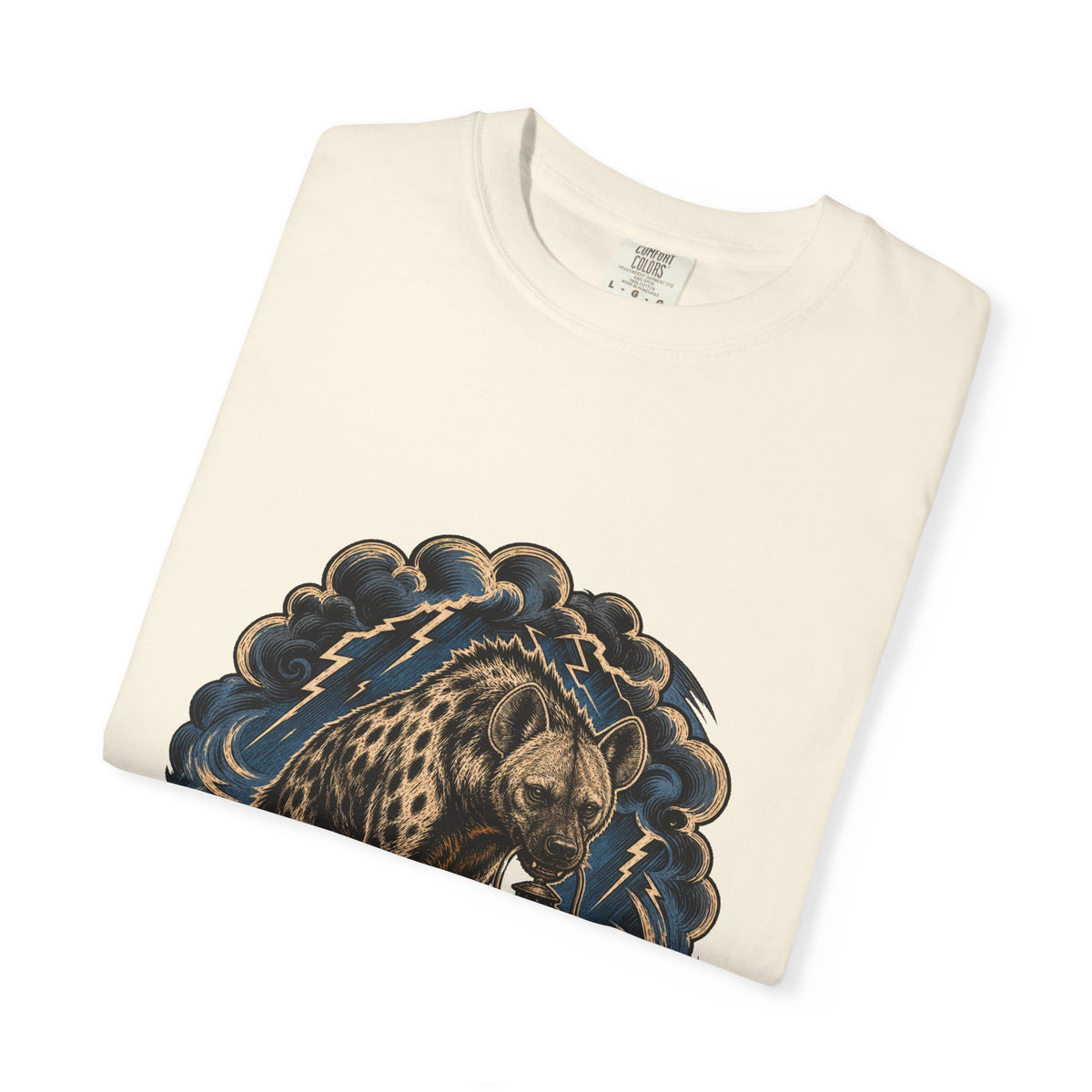 Woodcut Storm Hyena Graphic Tee
