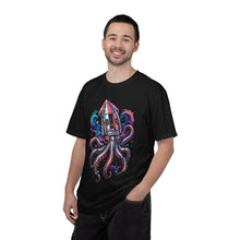 Retro Futurist Cassette Squid Graphic Tee