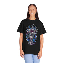 Chrome Tide Anemone Glitchy Glam Graphic Tee