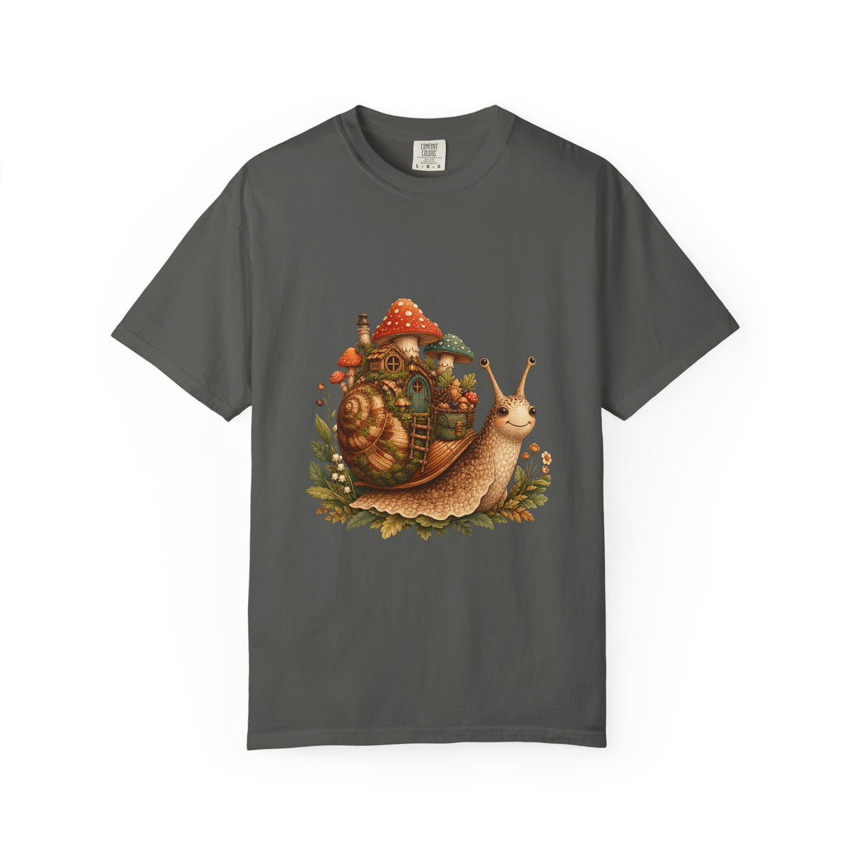 Mushroom Snail Caravan Graphic Tee