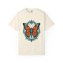 Ornate Monarch Butterfly Art Nouveau T-Shirt Graphic