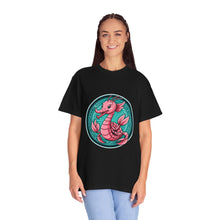 Pink Seahorse Badge T-Shirt Graphic