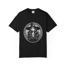 Gothic Witch Portrait Emblem T-Shirt Graphic