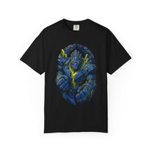 Cobalt Quarry Golem Brutalist Graphic Tee