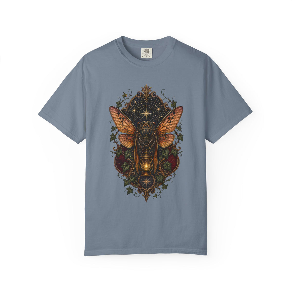 Dark Academia Lantern Cicada Graphic Tee