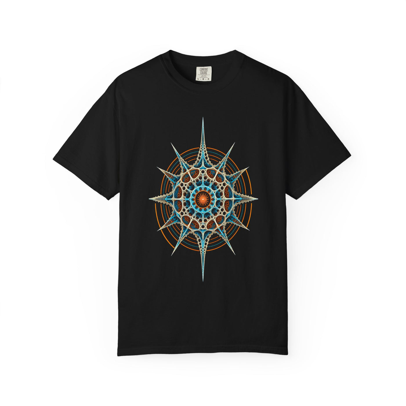 Abyssal Radiolarian Signal Wheel Graphic Tee