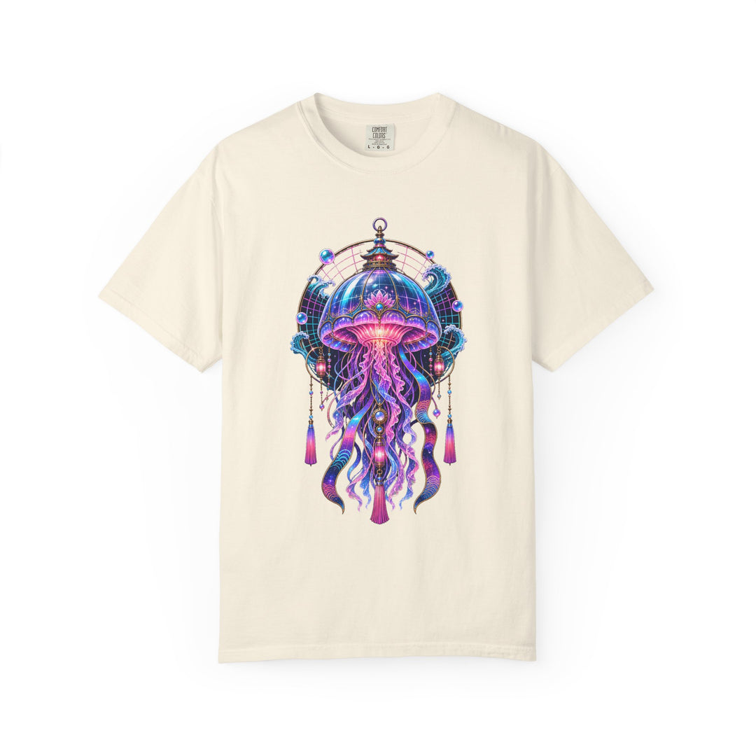 Vaporwave Jellyfish Lantern Graphic Tee