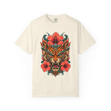 Hibiscus Tiger Mask Graphic Tee