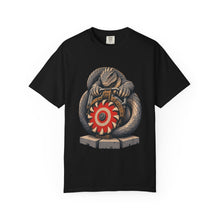 Basilisk Road Crew Brutalist Mythic Industrial Graphic Tee
