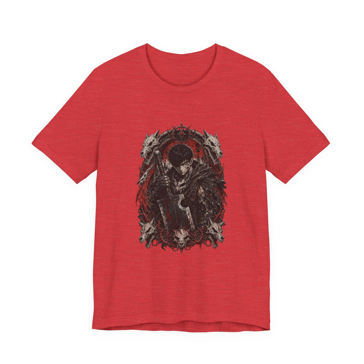 Iron Wolf Swordsman T-Shirt Graphic