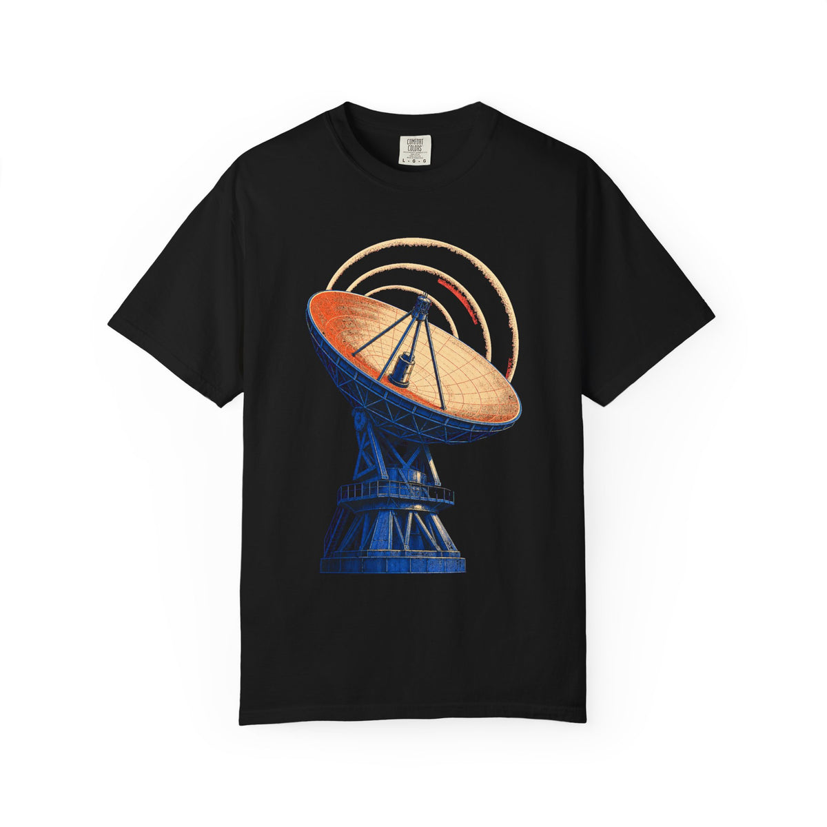 Radio Telescope Night Watch Graphic Tee