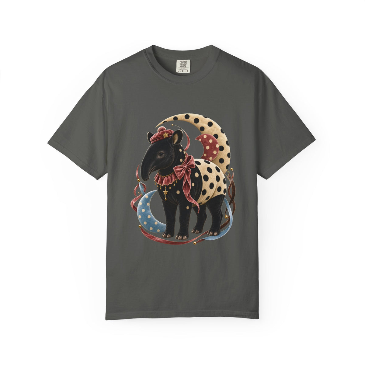 Polka Dot Velvet Tapir Graphic Tee