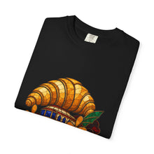 Croissant Airship Stained Glass Adventure Graphic Tee