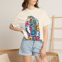 Neon Tide Gecko Totem Graphic Tee