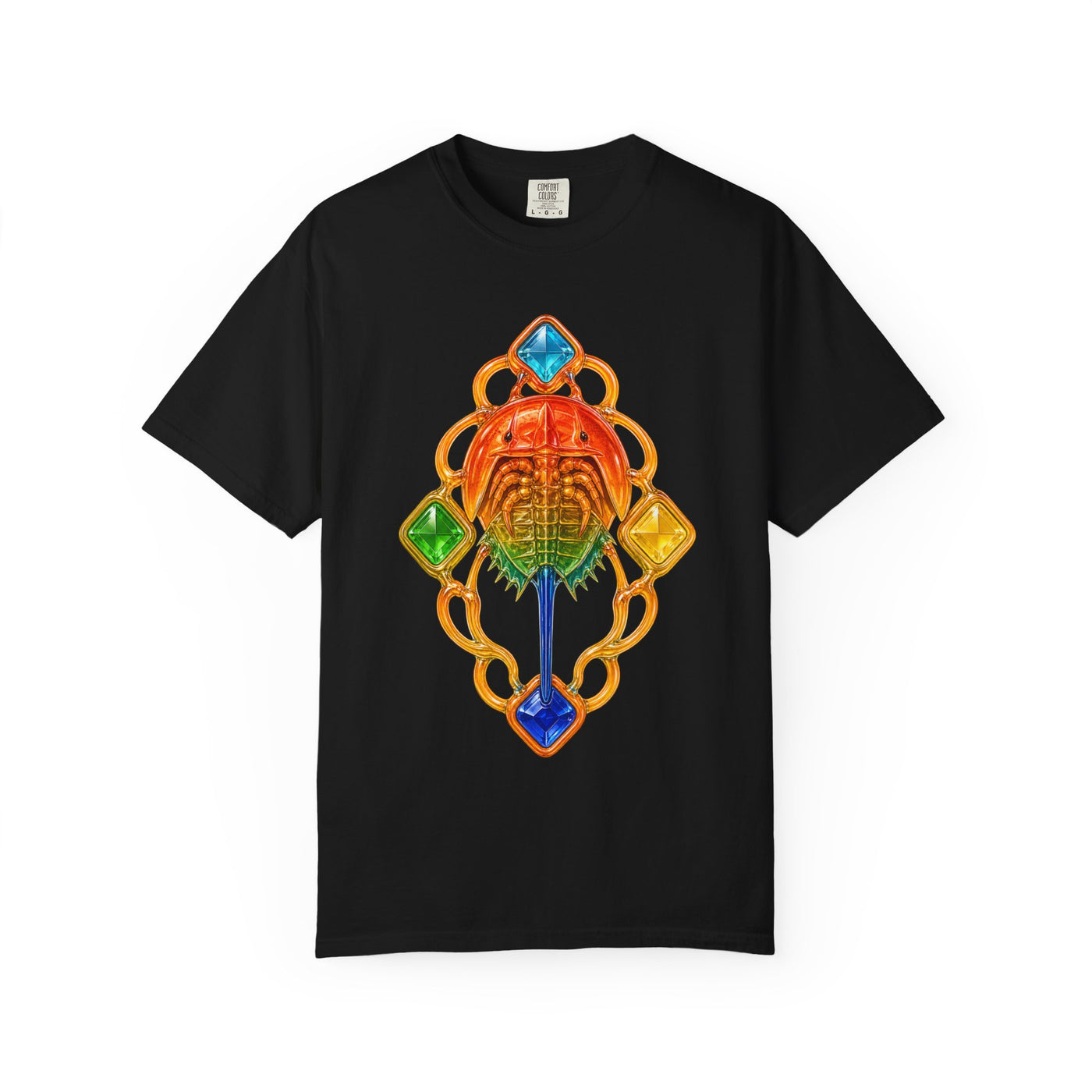 Gummy Prism Horseshoe Crab Amulet Graphic Tee