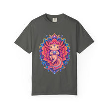 Psychedelic Dahlia Axolotl Graphic Tee