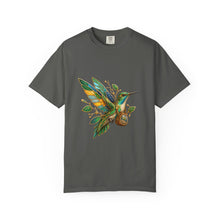 Solarpunk Hummingbird Courier Graphic Tee