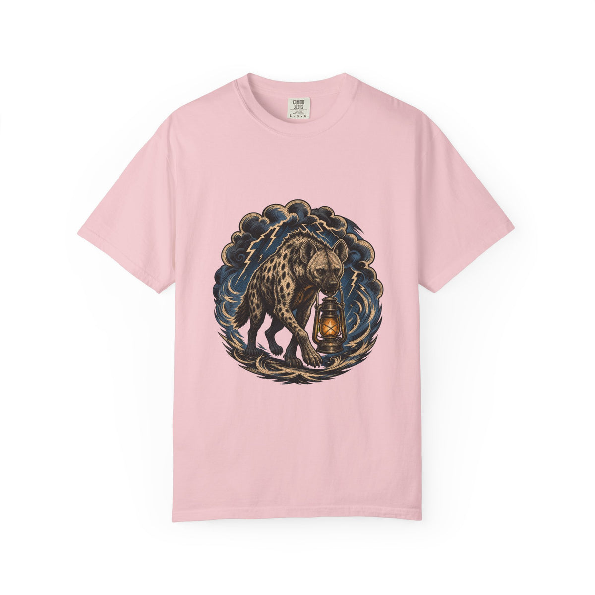 Woodcut Storm Hyena Graphic Tee