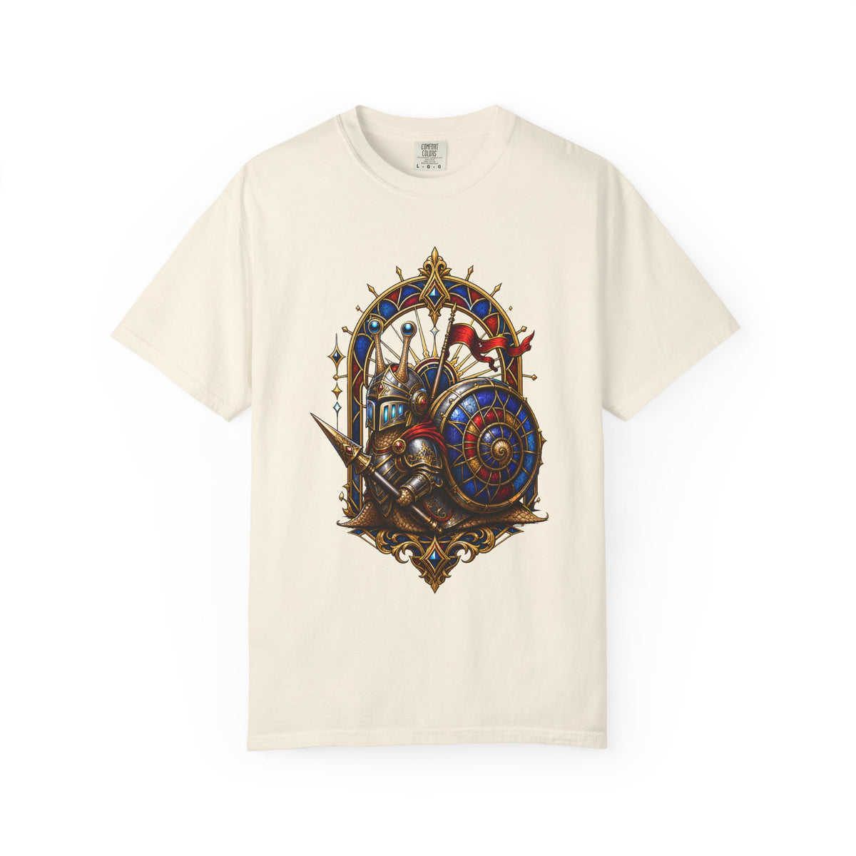 Future Medieval Snail Knight T-Shirt Graphic