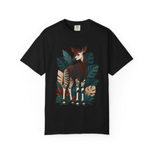 Paper Cut Okapi Shadow Garden Graphic Tee