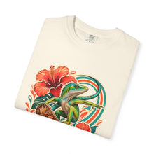 Hibiscus Skateboard Anole T-Shirt Graphic