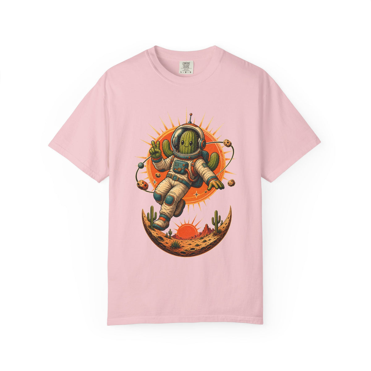 Retro-Future Cactus Astronaut Graphic Tee