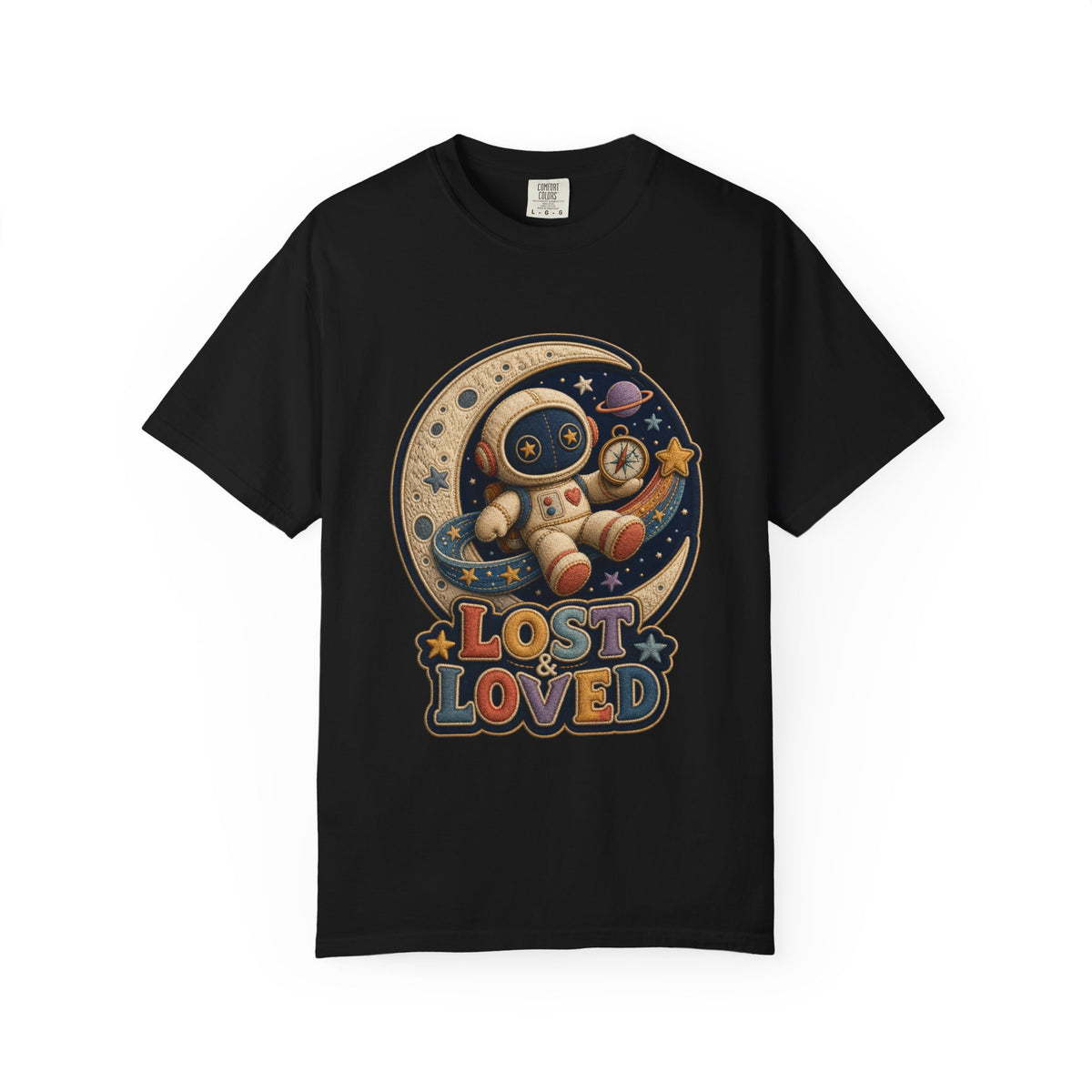 Lost Toy Astronaut Patch T-Shirt Graphic