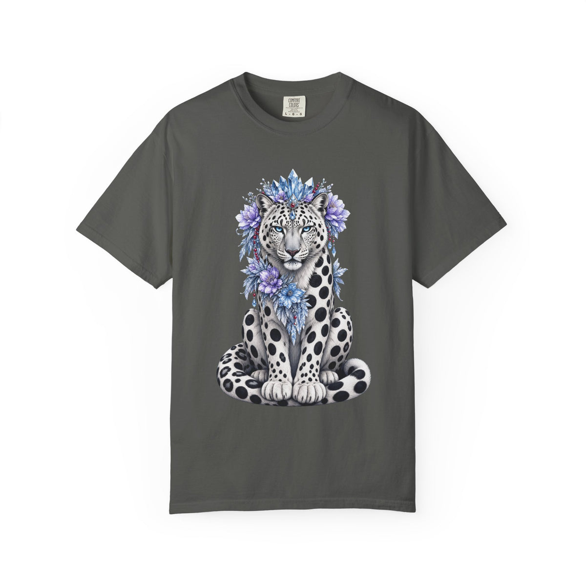 Polka Dot Snow Leopard Graphic Tee