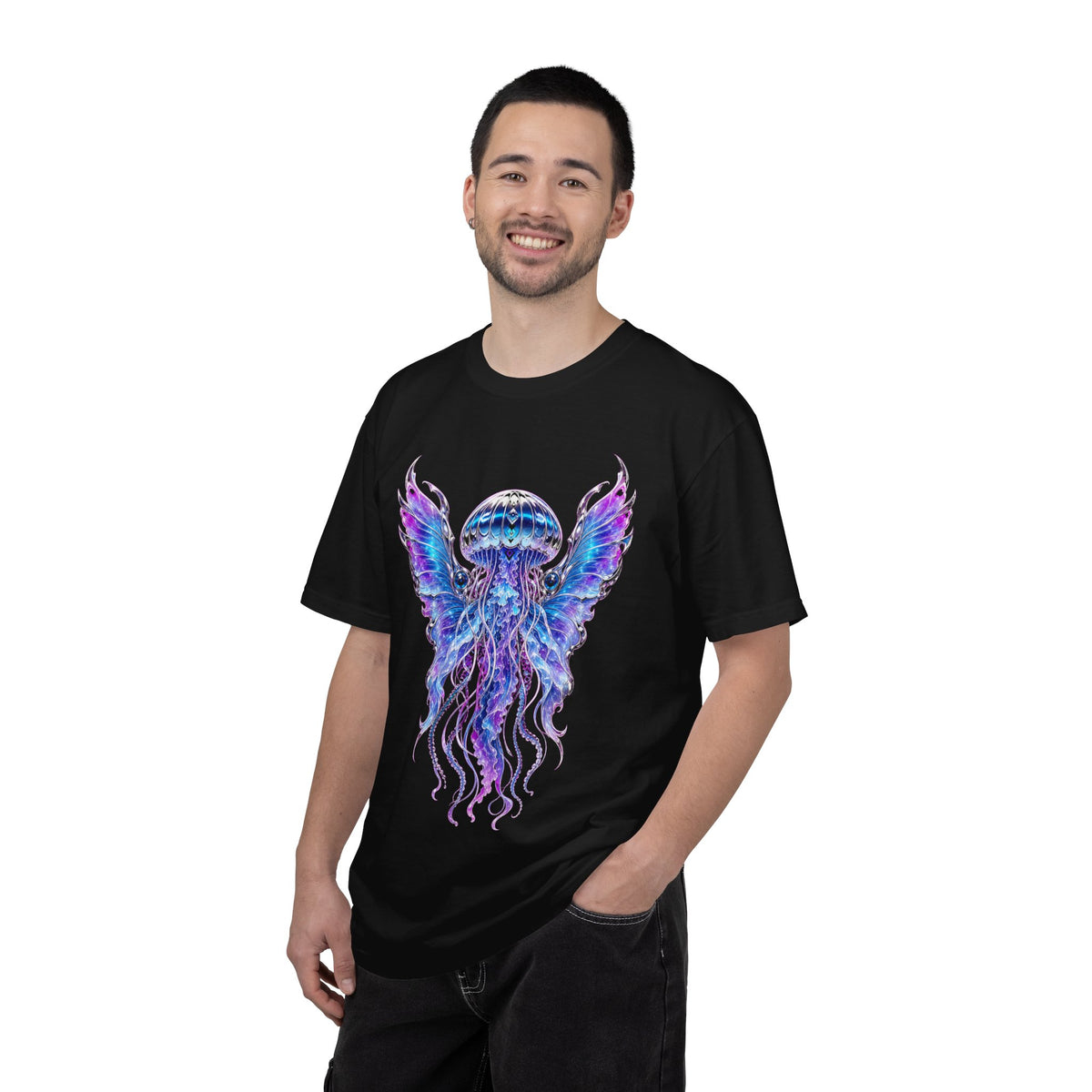 Chrome Jellyfish Arcade Angel T-Shirt Graphic