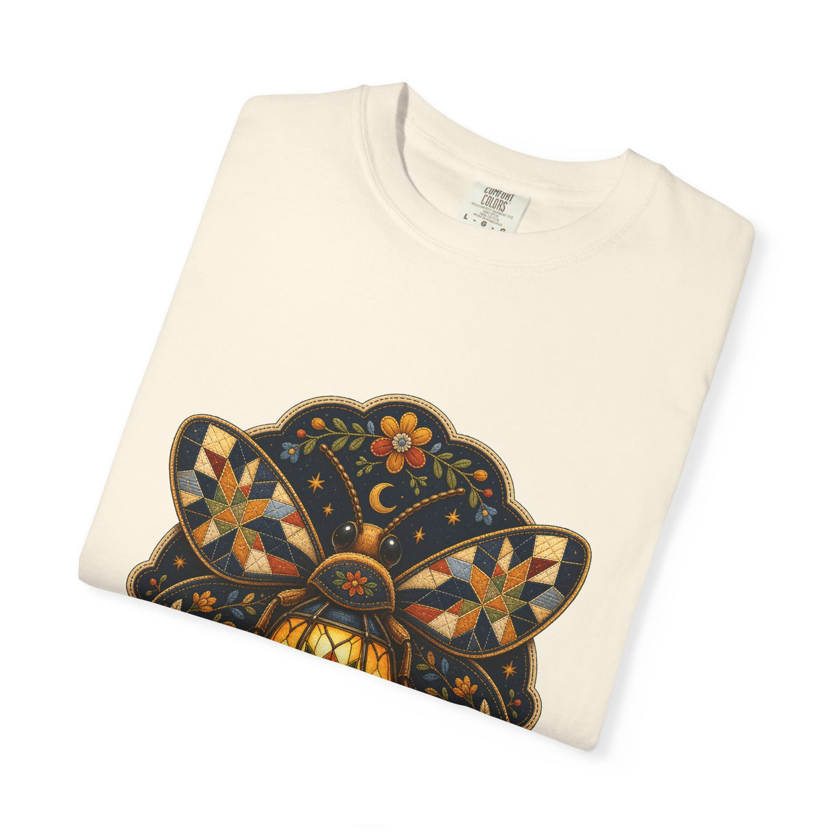 Folk Quilt Firefly Lantern Graphic Tee