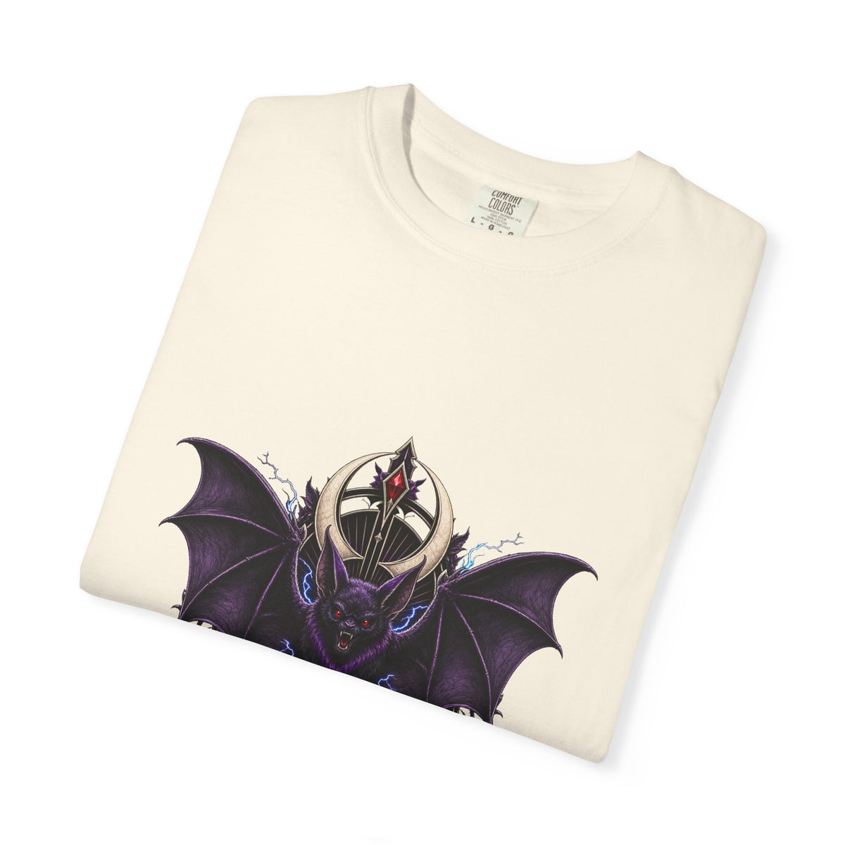 Velvet Thunder Bat Crest Graphic Tee