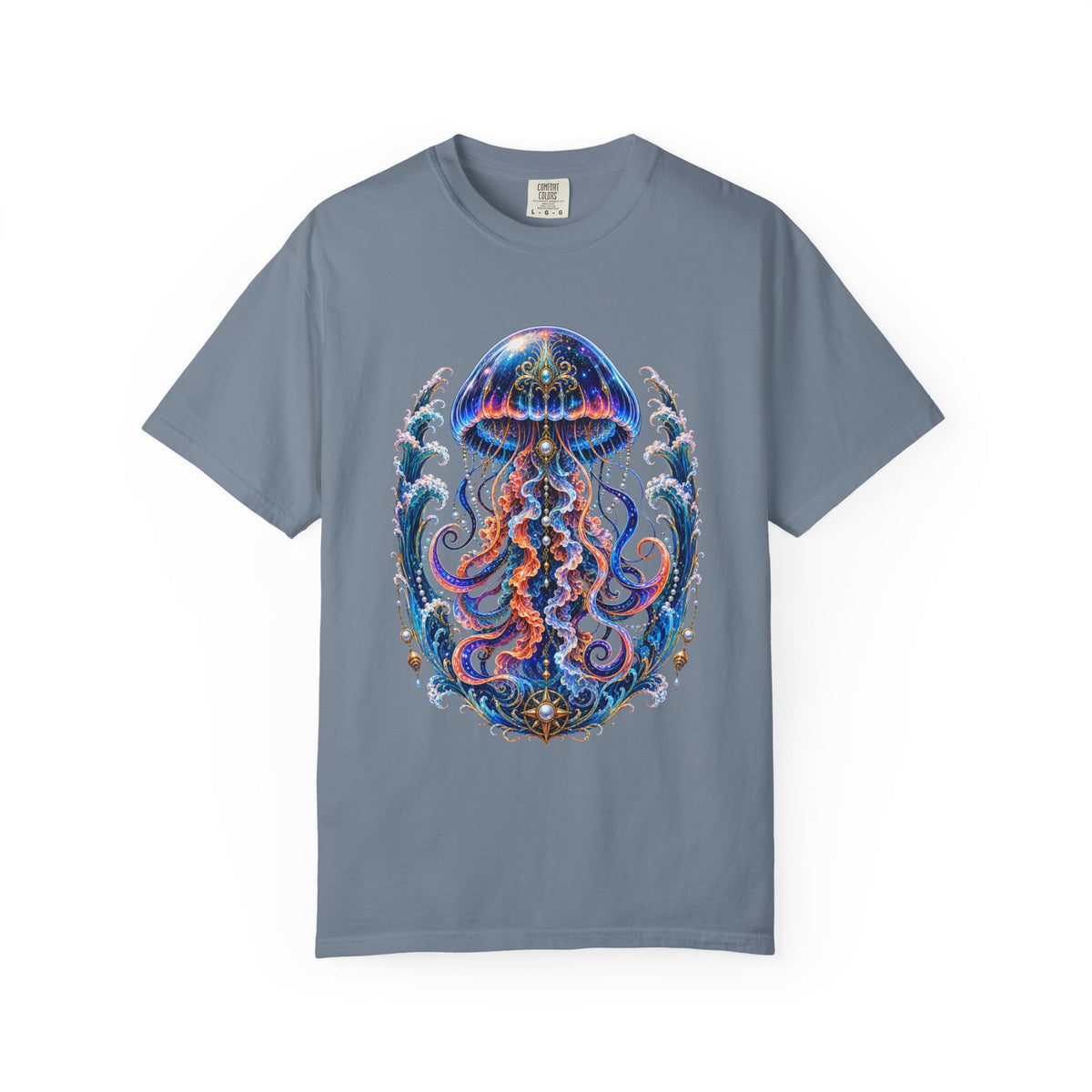 Psychedelic Jellyfish Oracle T-Shirt Graphic