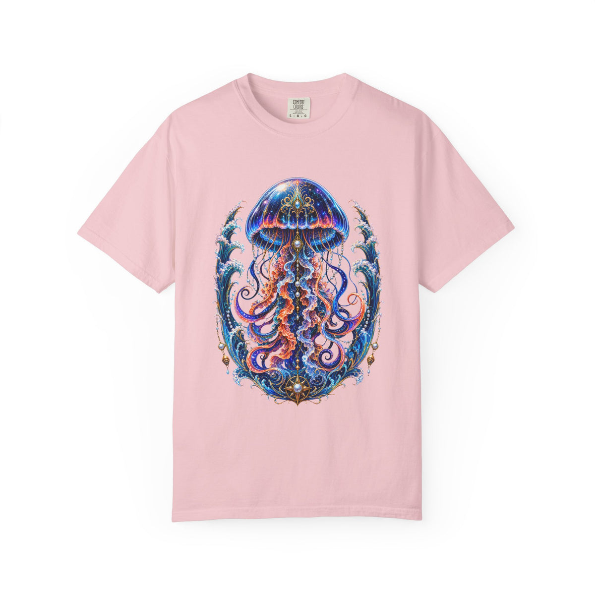 Psychedelic Jellyfish Oracle T-Shirt Graphic