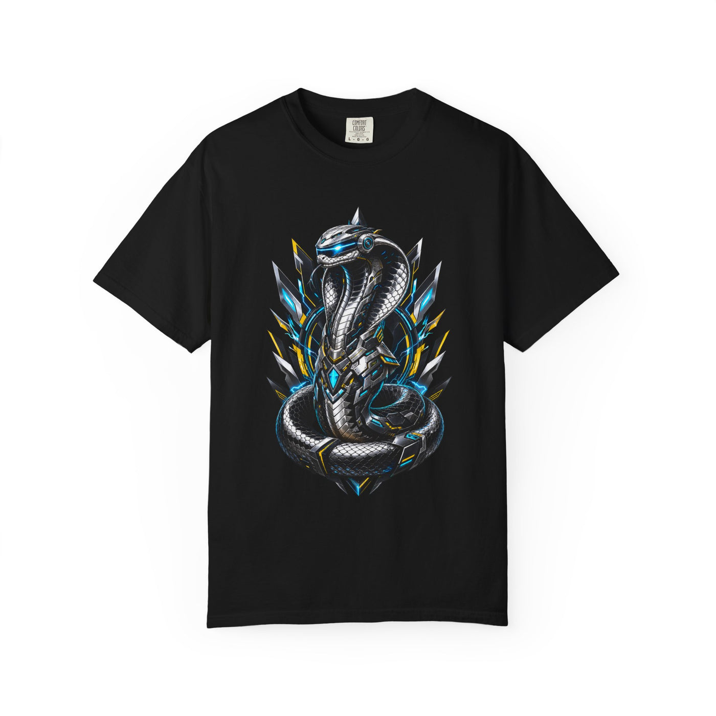 Chrome Cobra Techwear T-Shirt Graphic