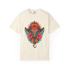 Psychedelic Hibiscus Stingray Mask T-Shirt Graphic