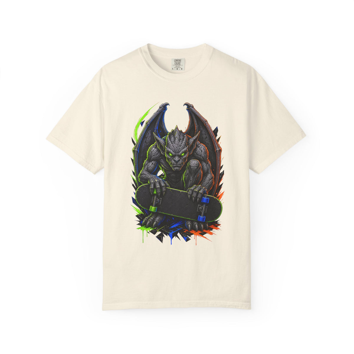 Neon Skate Gargoyle Graphic Tee