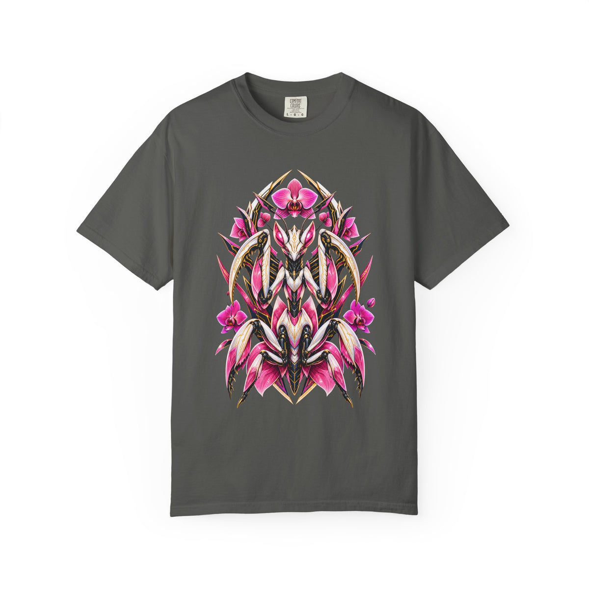 Cyber Orchid Mantis T-Shirt Graphic