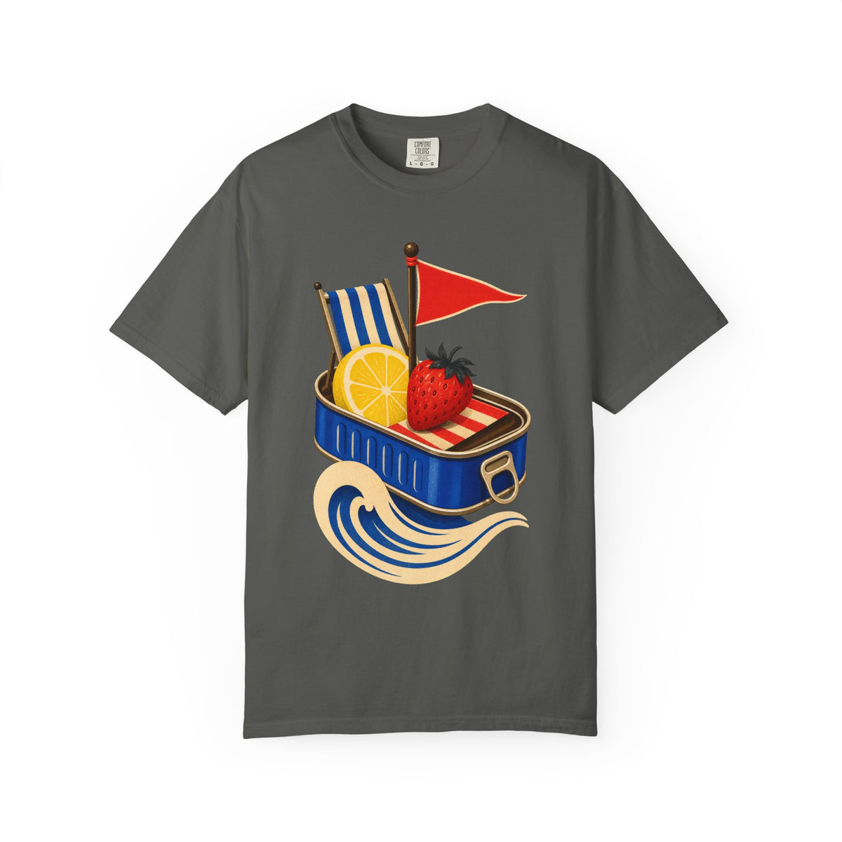 Cobalt Picnic Tin Boat Graphic Tee