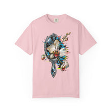 Glitchy Glam Orchid Mirror T-Shirt Graphic