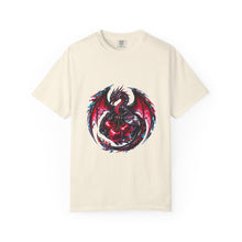 Cyber Glitch Cherry Wyvern Graphic Tee