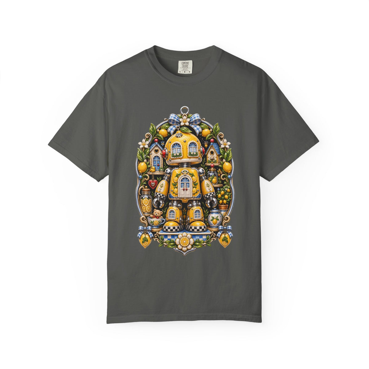 Dollhouse Lemon Robot Charm T-Shirt Graphic