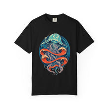 Aquamarine Moon Jellyfish Conductor Graphic Tee
